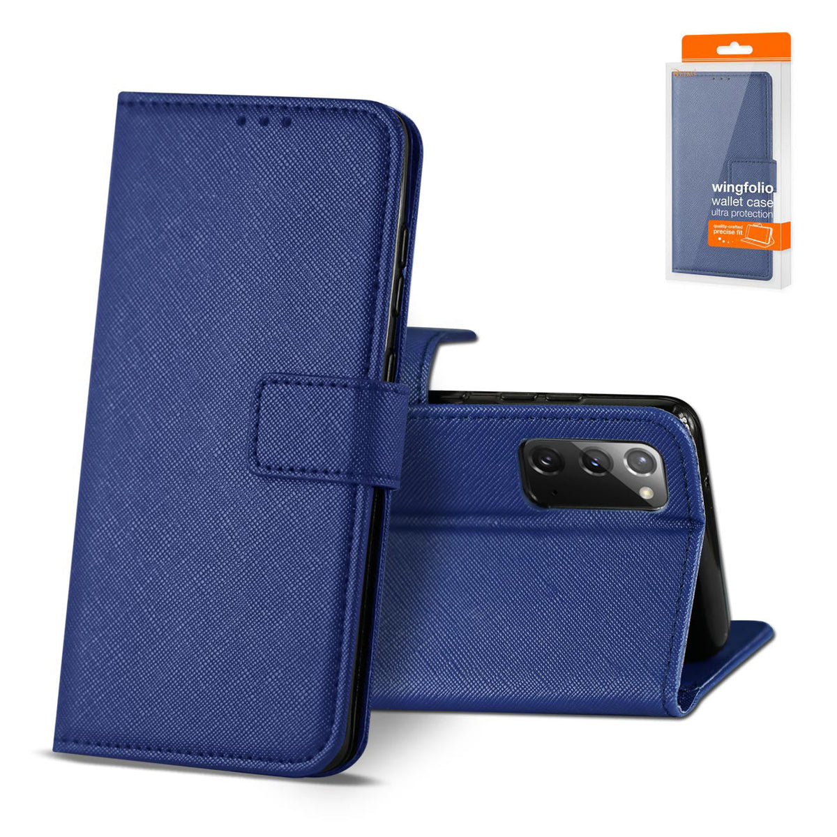 Slim Stand Case with Card Holder Slots SAMSUNG GALAXY NOTE 20 In Blue - Durable & Reliable