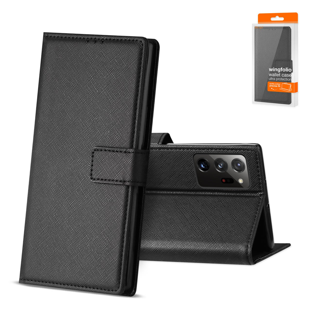 Slim Stand Case with Card Holder Slots SAMSUNG GALAXY NOTE 20 ULTRA In Black - Heavy Duty & Reliable