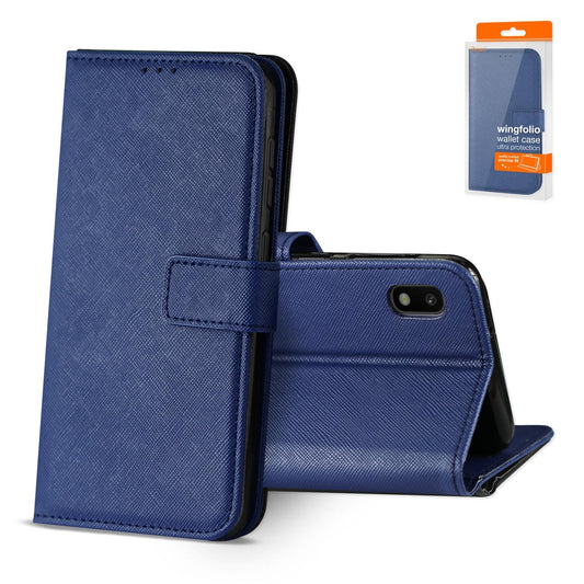 SAMSUNG GALAXY A10 3-In-1 Wallet Case In BLUE - Premium & Reliable