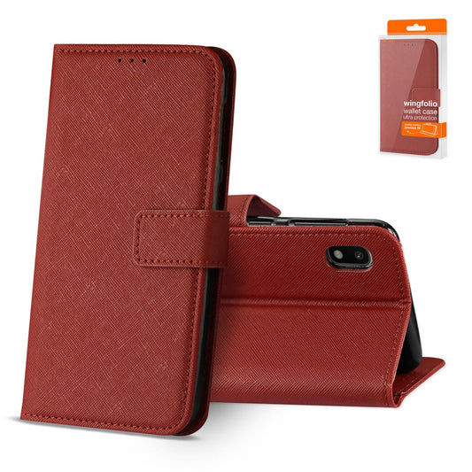 SAMSUNG GALAXY A10 3-In-1 Wallet Case In RED - Premium & Reliable