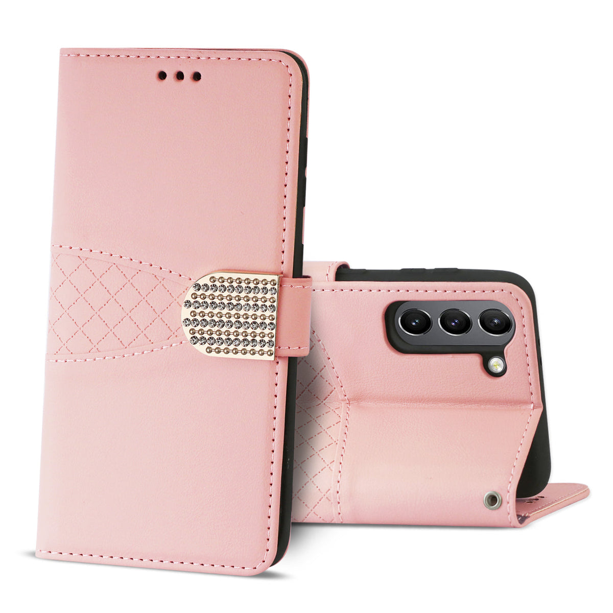 3-In-1 Wallet CaseSAMSUNG GALAXY S21/S30 In Pink - Durable & Reliable