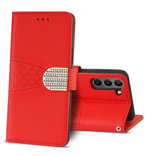 3-In-1 Wallet CaseSAMSUNG GALAXY S21/S30 In Red - Durable & Reliable