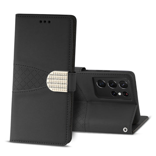 Samsung Galaxy S21 Ultra 3-In-1 Wallet Case In Black - Shockproof & Reliable