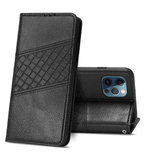 iPhone 12 Pro Compatible Apple iPhone 12 Pro Max 3-In-1 Wallet Case In Black - Durable Protection by