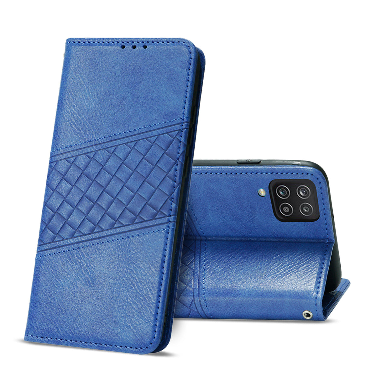 Samsung Galaxy A12/5G 3-In-1 Wallet Case In Blue - Premium & Reliable