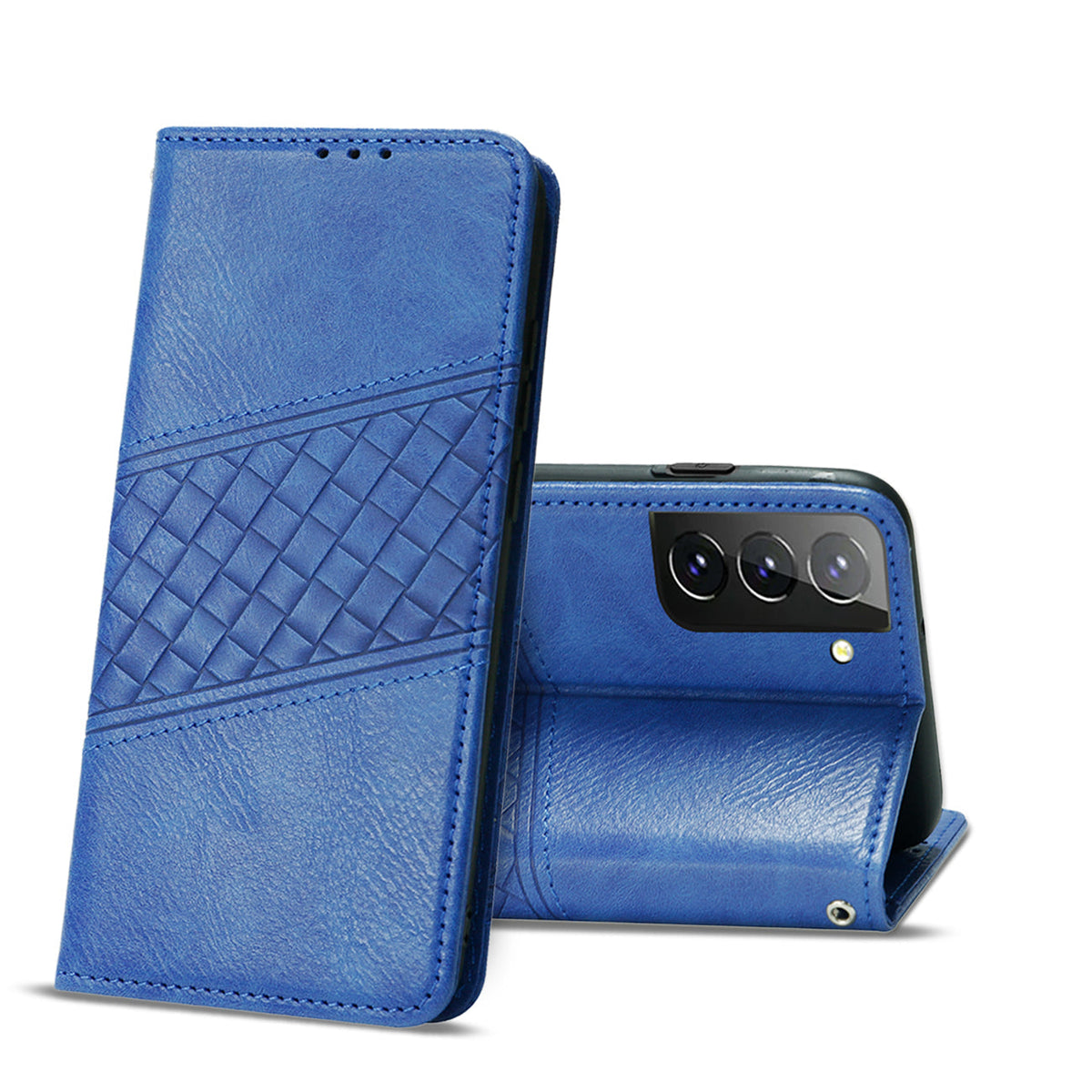 Samsung Galaxy S21 FE 3-In-1 Wallet Case In Blue (FC30-SAMS21FEBL) - Durable & Reliable