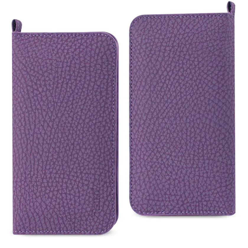 IPHONE 6 Compatible UNIVERSAL WALLET PHONE CASE WITH SIDE POCKETS AND MAGNETIC FLAP FOR IPHONE 6 /6S (5.59X2.79X0.42 INCHES) IN NAVY (FC33-562804PP) - Durable Protection by