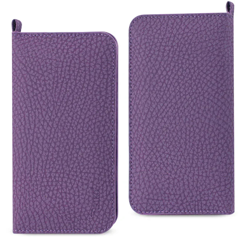 IPHONE 6 Compatible UNIVERSAL WALLET PHONE CASE WITH SIDE POCKETS AND MAGNETIC FLAP FOR IPHONE 6 /6S (5.59X2.79X0.42 INCHES) IN NAVY (FC33-562804PP) - Durable Protection by