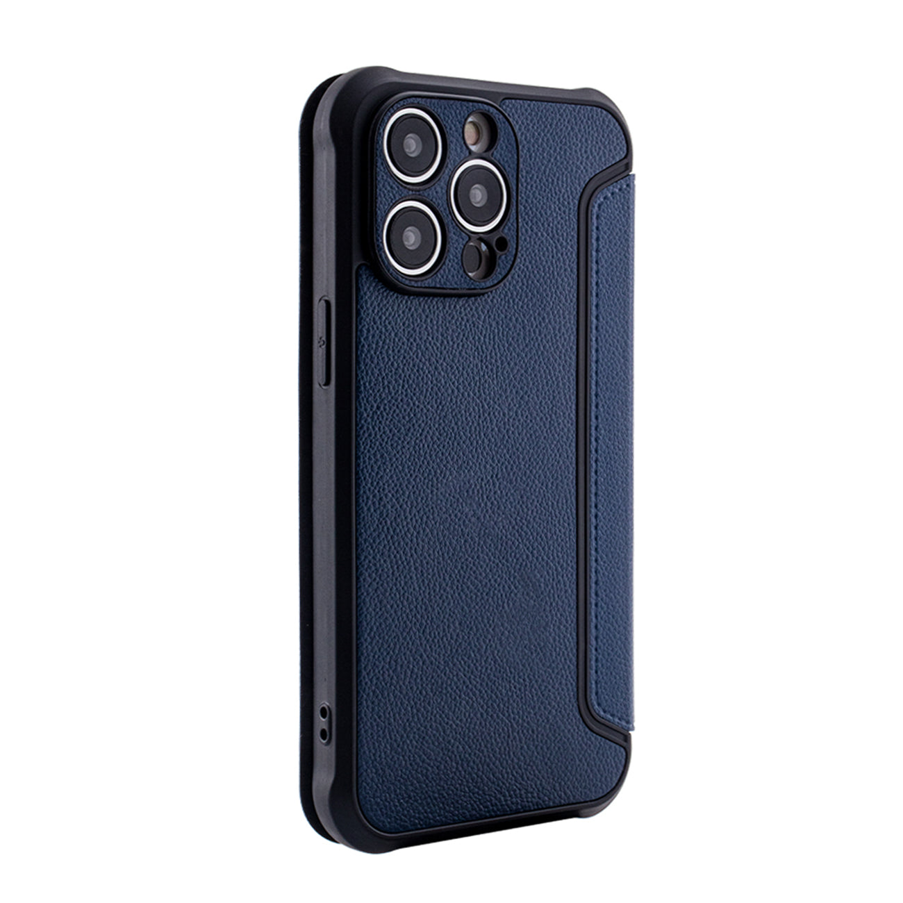 iPhone 14 Pro Compatible Magnetic wallet Leather phone case For Apple iPhone 14 Pro Max In Navy (FC36-IPH14PROMAXNV) - Premium Protection by
