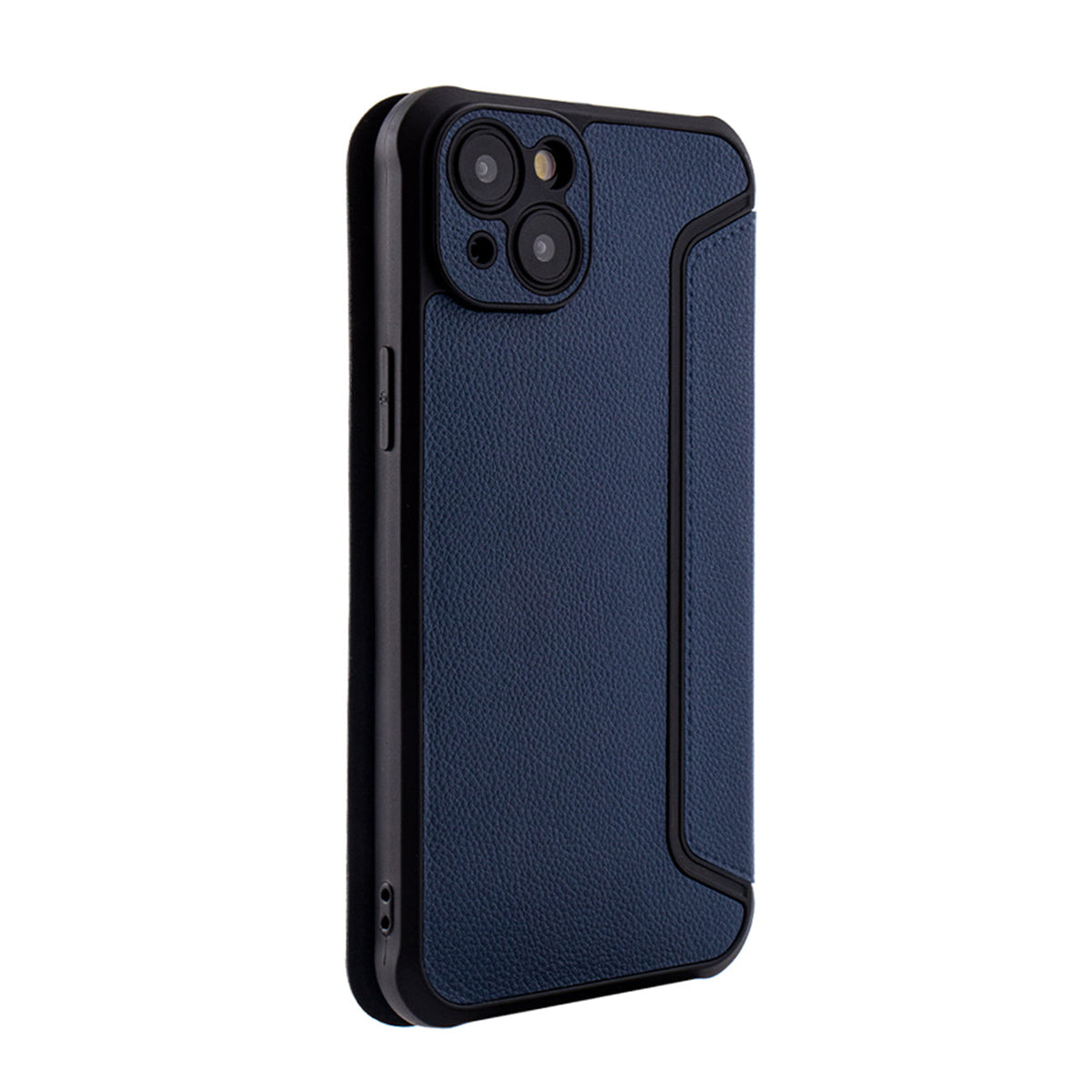iPhone 15 PLUS Compatible Magnetic wallet Leather phone case For Apple iPhone 15 PLUS In Navy (FC36-IPH15PLUSNV) - Crystal Clear Protection by