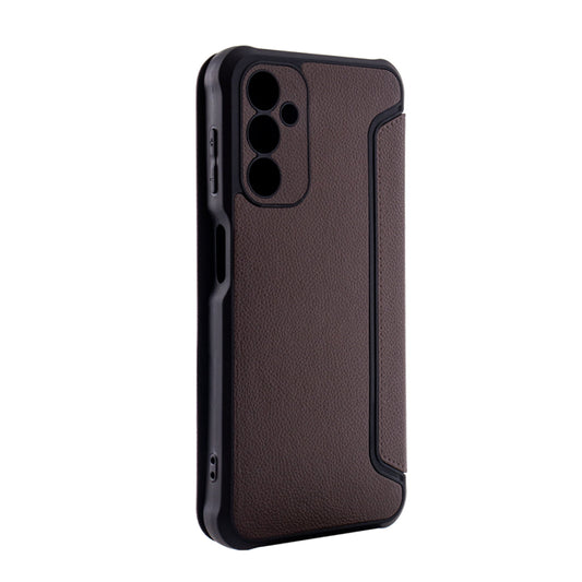 Magnetic wallet Leather phone case For Samsung Galaxy A14 5G In Brown (FC36-SAMA14-5GBR) - Ultra-Slim & Reliable