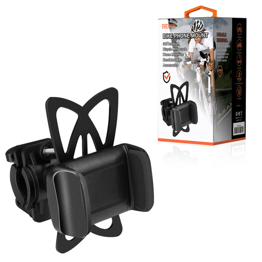 Universal Bicycle Phone Mount Adjustable Fits Cradle Clamp Handlebar Holder - Durable & Reliable