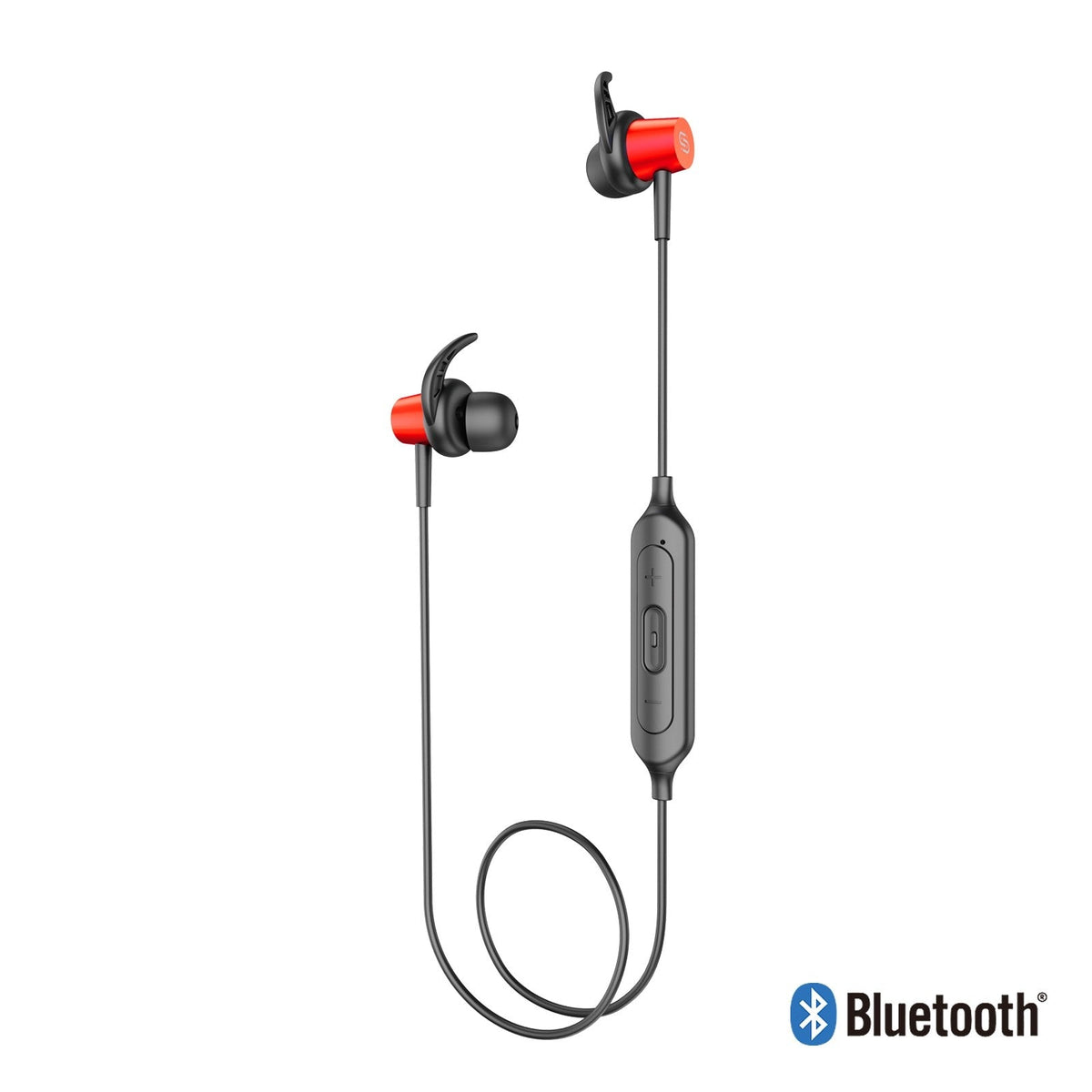 HSBT-EE06RD Bluetooth Sport Headset Metal Shell With Magnet Red - Crystal Clear & Reliable
