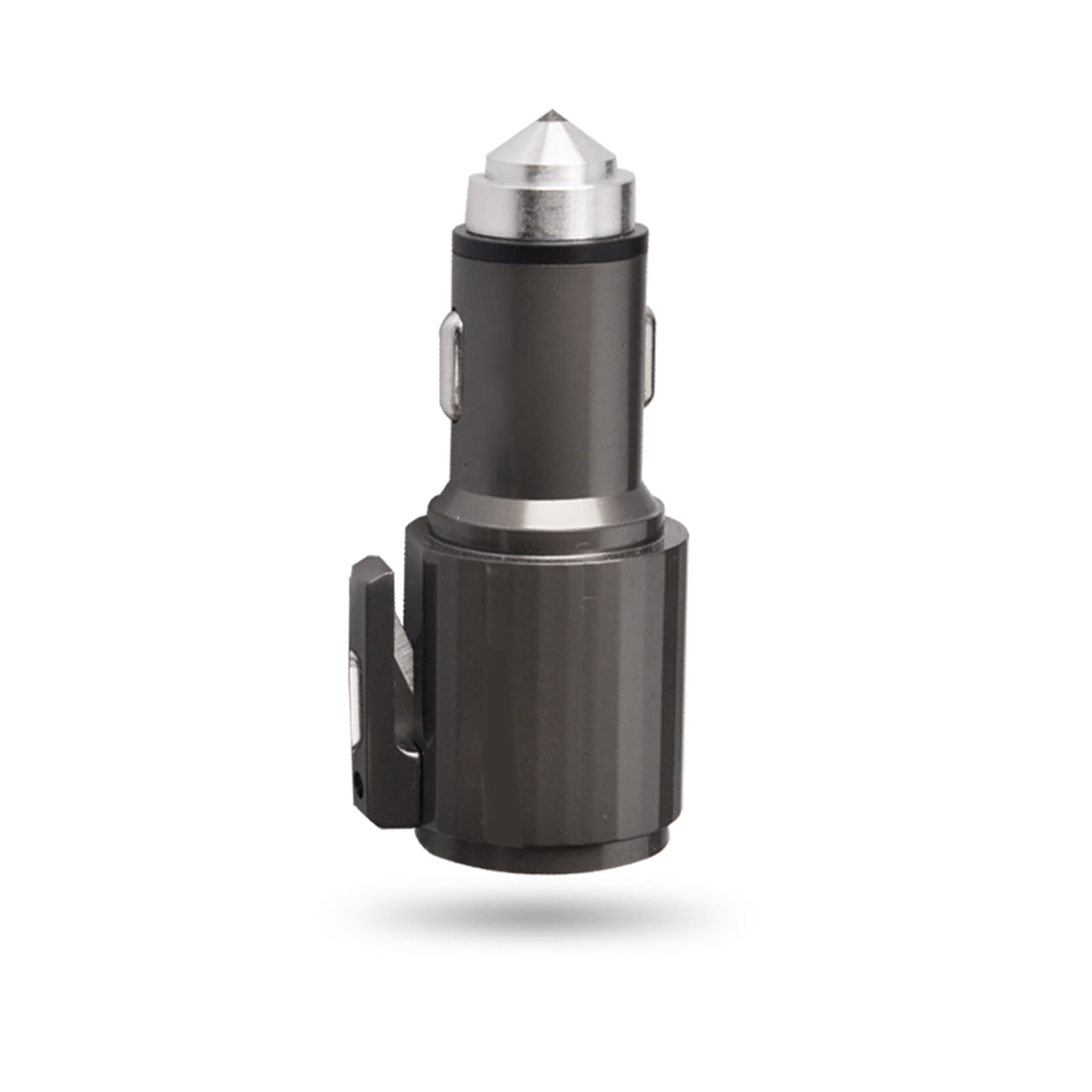 Quick Car Charger, Usb And Type-C Fast Car Charger With Life Guard Charge Technology In Gray - Crystal Clear & Reliable