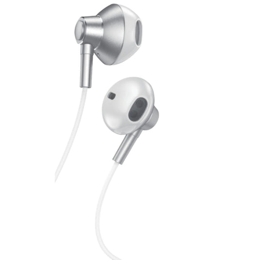 M2RFA-HSH118SL High Quality Sound Universal In-ear Earphones In Silver - Shockproof & Reliable