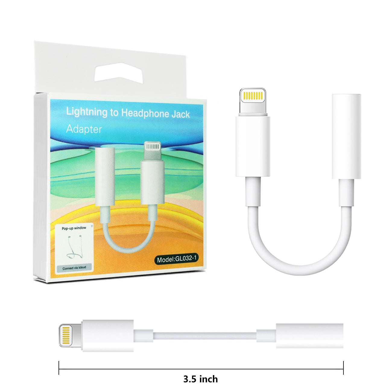 8PIN to Headphone Jack Adpter for ios Dongle Aux Audio 3.5mm Jack Earphone Stereo Cable bluetooth - Premium & Reliable