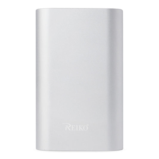 6800MAH UNIVERSAL POWER BANK WITH TWO USB-A Ports and ONE USB-C IN SILVER - Durable & Reliable