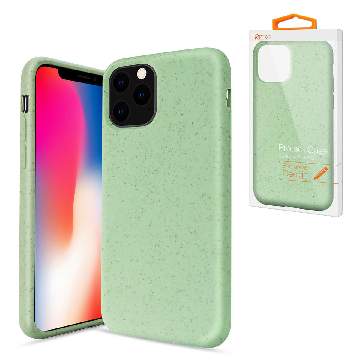 IPHONE 11 PRO Compatible APPLE IPHONE 11 PRO Wheat Bran Material Silicone Phone Case In Green - Durable Protection by
