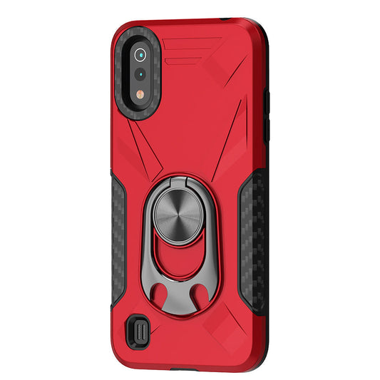 Phone Case with Ring Holder SAMSUNG GALAXY A01 In Red - Premium & Reliable