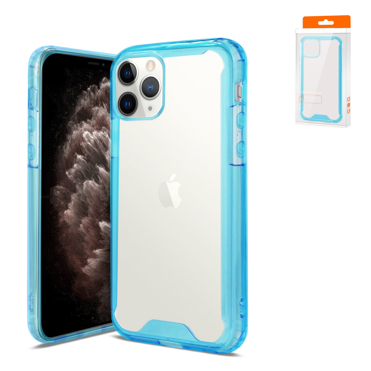 IPHONE 11 PRO Compatible APPLE IPHONE 11 PRO High Quality TPU Case In Blue - Ultra-Slim Protection by