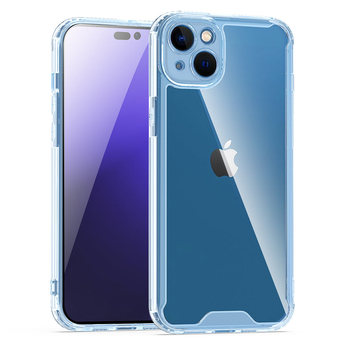 iPhone 15 Plus Compatible High Quality 2X Clean PC and TPU Bumper Case In Clear For Apple iPhone 15 Plus - Durable Protection by