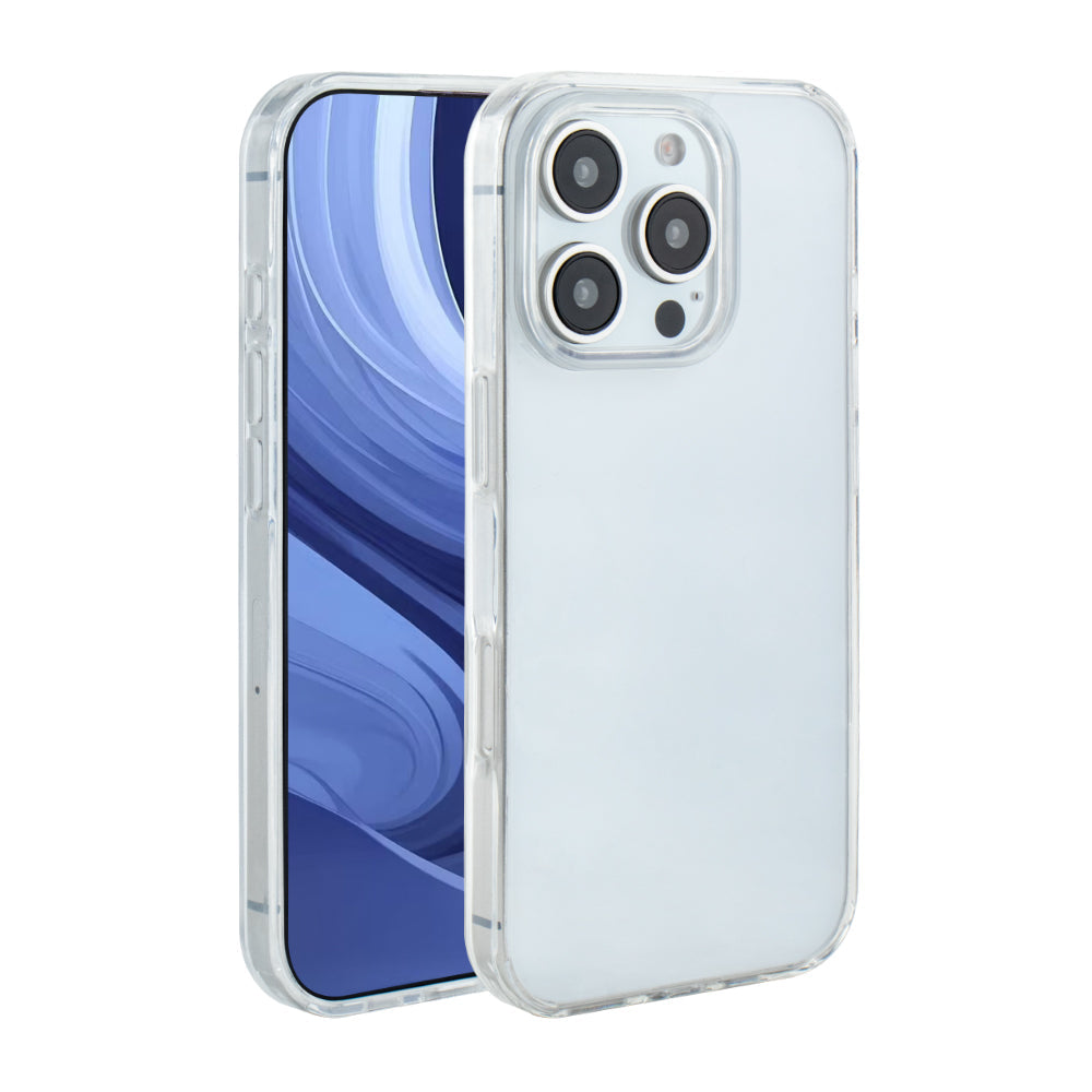 iPhone 16 PRO Compatible High Quality 2X Clean PC and TPU Bumper Case In Clear For Apple iPhone 16 PRO - Durable Protection by