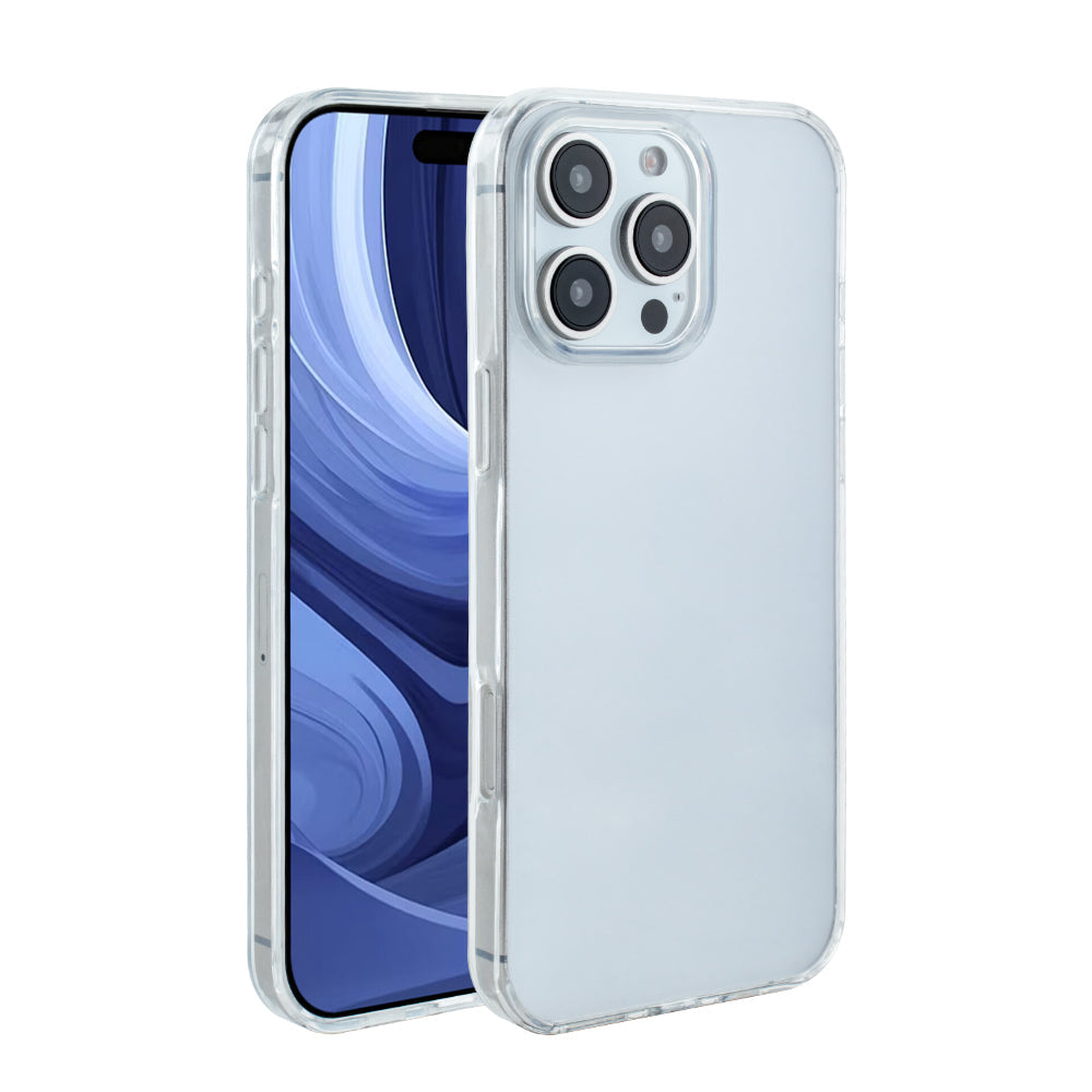 iPhone 16 PRO Compatible High Quality 2X Clean PC and TPU Bumper Case In Clear For Apple iPhone 16 PRO MAX - Premium Protection by