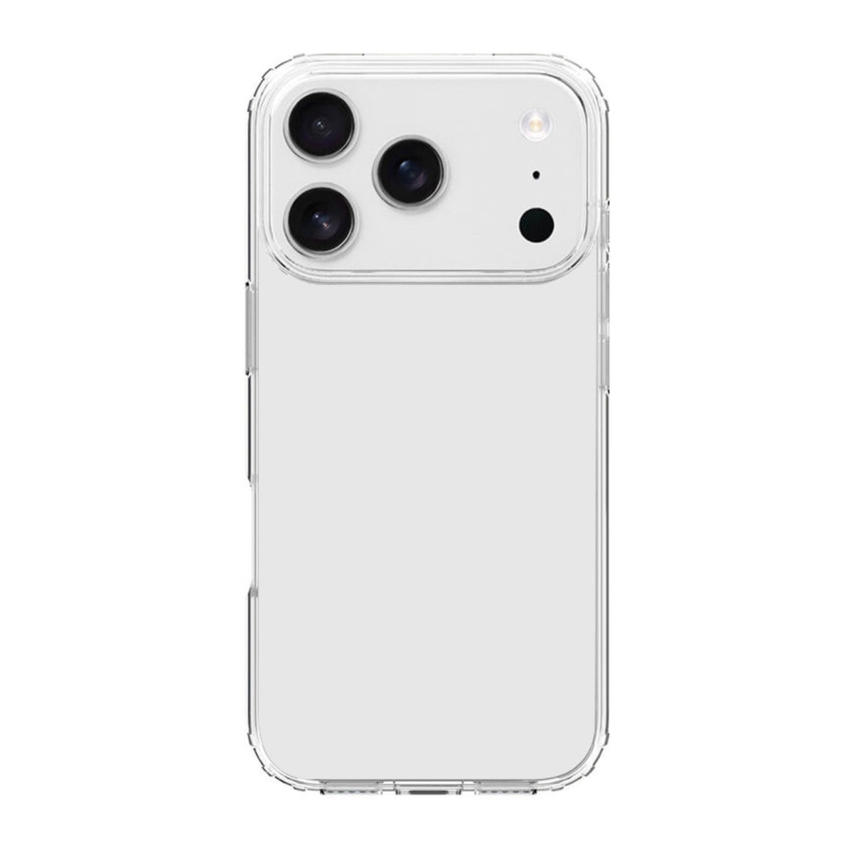 IPHONE 17 PRO Compatible High Quality 2X Clean PC and TPU Bumper Case In Clear For IPHONE 17 PRO - Durable Protection by