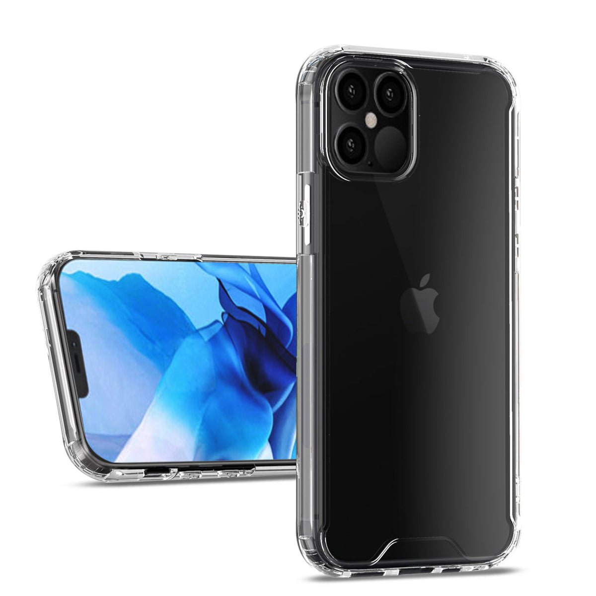 IPHONE 12 PRO Compatible For IPHONE 12 PRO MAX Bumper Case In Clear - Shockproof Protection by