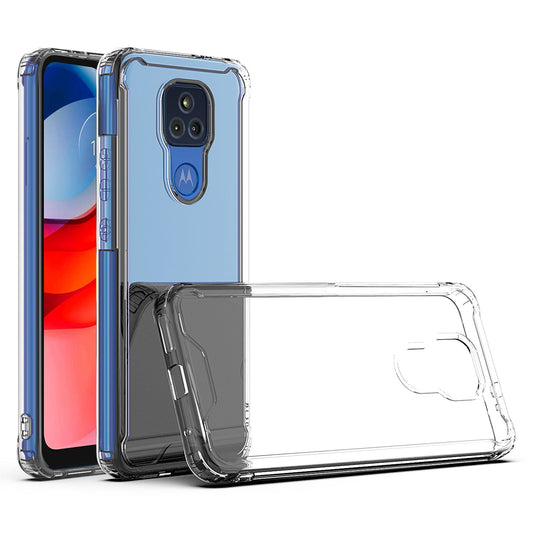 High Quality 2X Clean PC and TPU Bumper Case In Clear For Moto G Play 2021 - Durable & Reliable