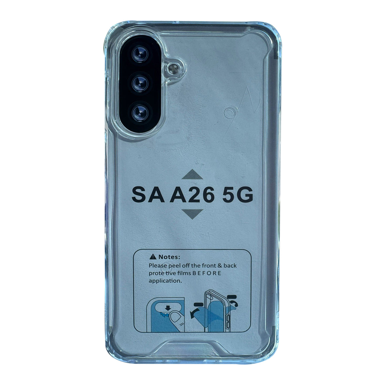 High Quality 2X Clean PC and TPU Bumper Case In Clear For Samsung Galaxy A26 - Premium & Reliable