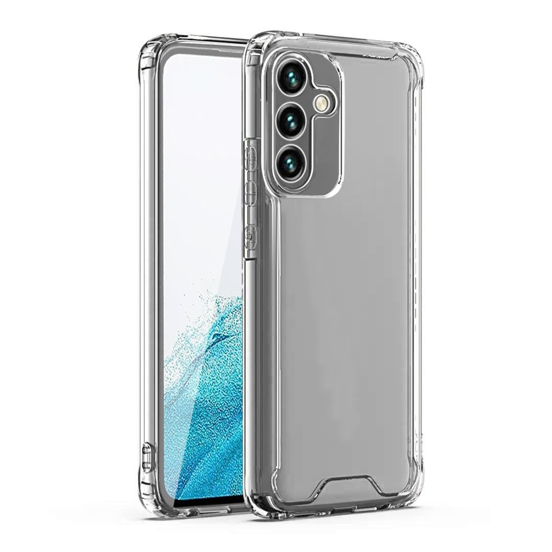 High Quality 2X Clean PC and TPU Bumper Case In Clear For Samsung Galaxy A54 5G - Shockproof & Reliable