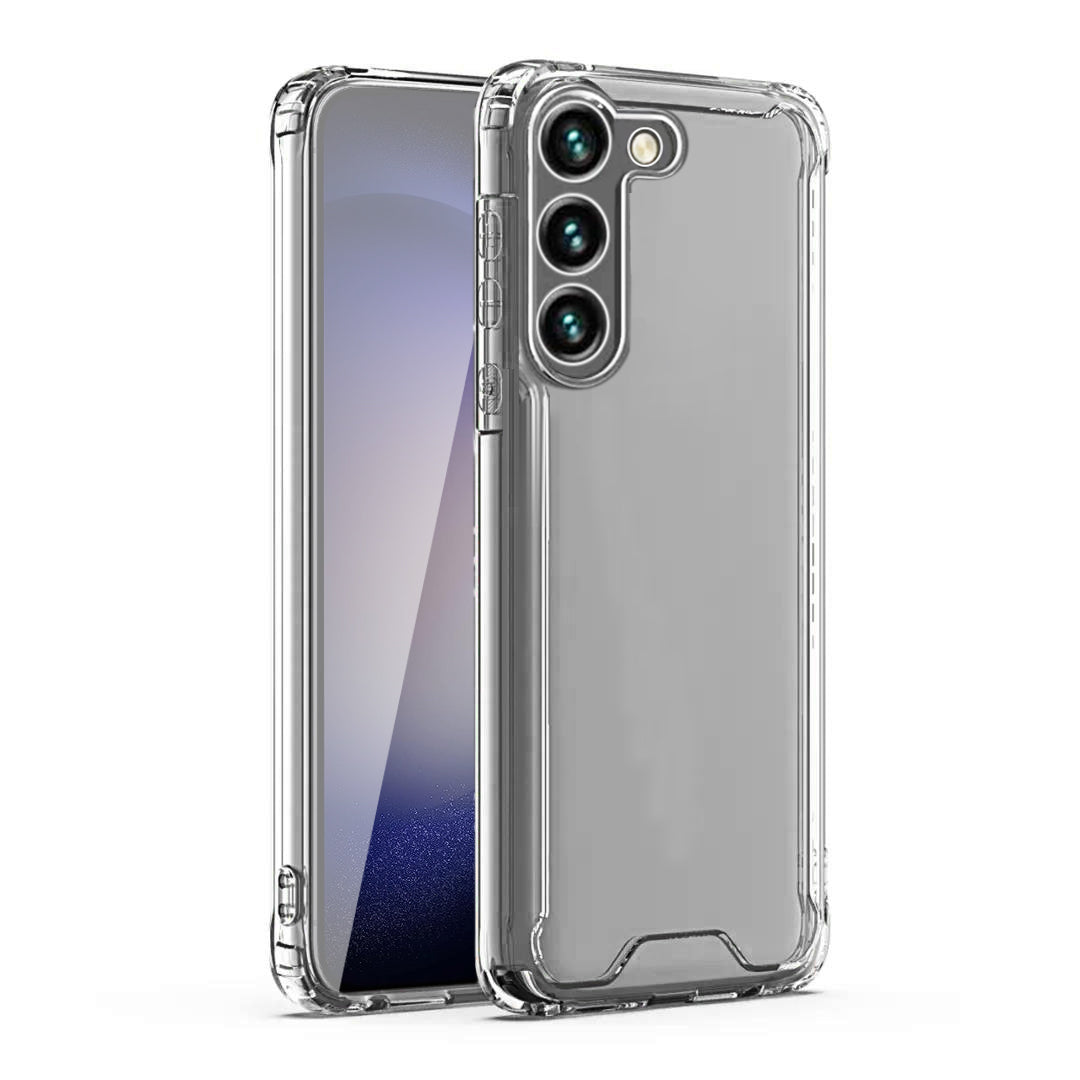 High Quality 2X Clean PC and TPU Bumper Case In Clear For Samsung GALAXY S23 PLUS - Premium & Reliable