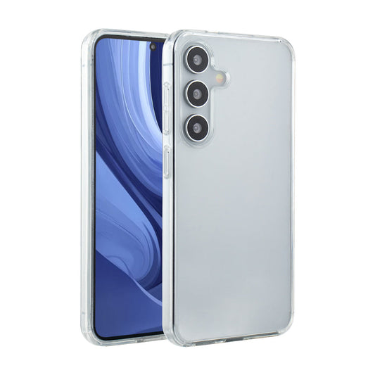 High Quality 2X Clean PC and TPU Bumper Case In Clear For Samsung Galaxy S25 - Crystal Clear & Reliable
