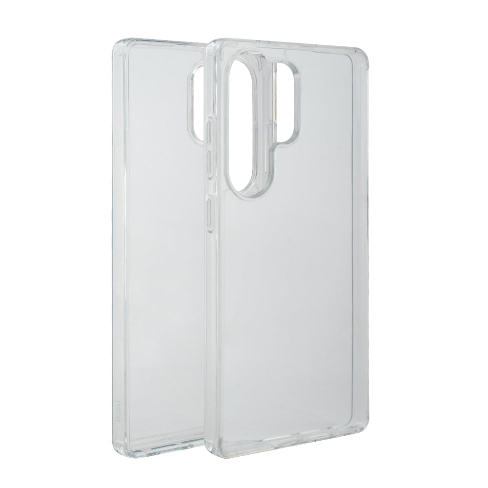 High Quality 2X Clean PC and TPU Bumper Case In Clear For Samsung Galaxy S25 ULTRA - Heavy Duty & Reliable