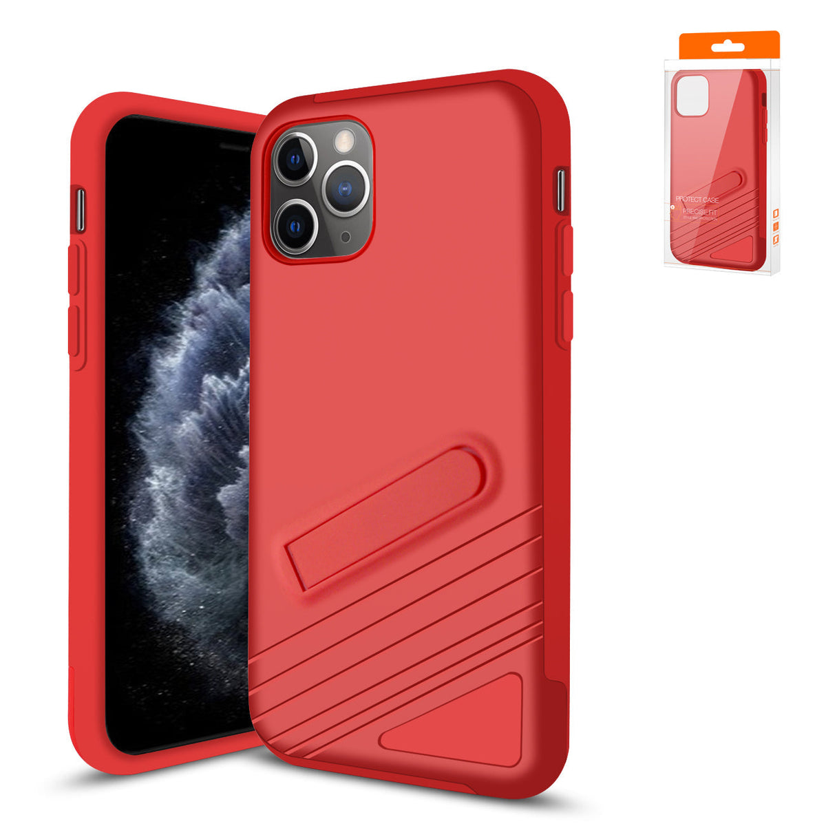 iPhone 11 Pro Compatible Apple iPhone 11 Pro Armor Cases In Red - Ultra-Slim Protection by