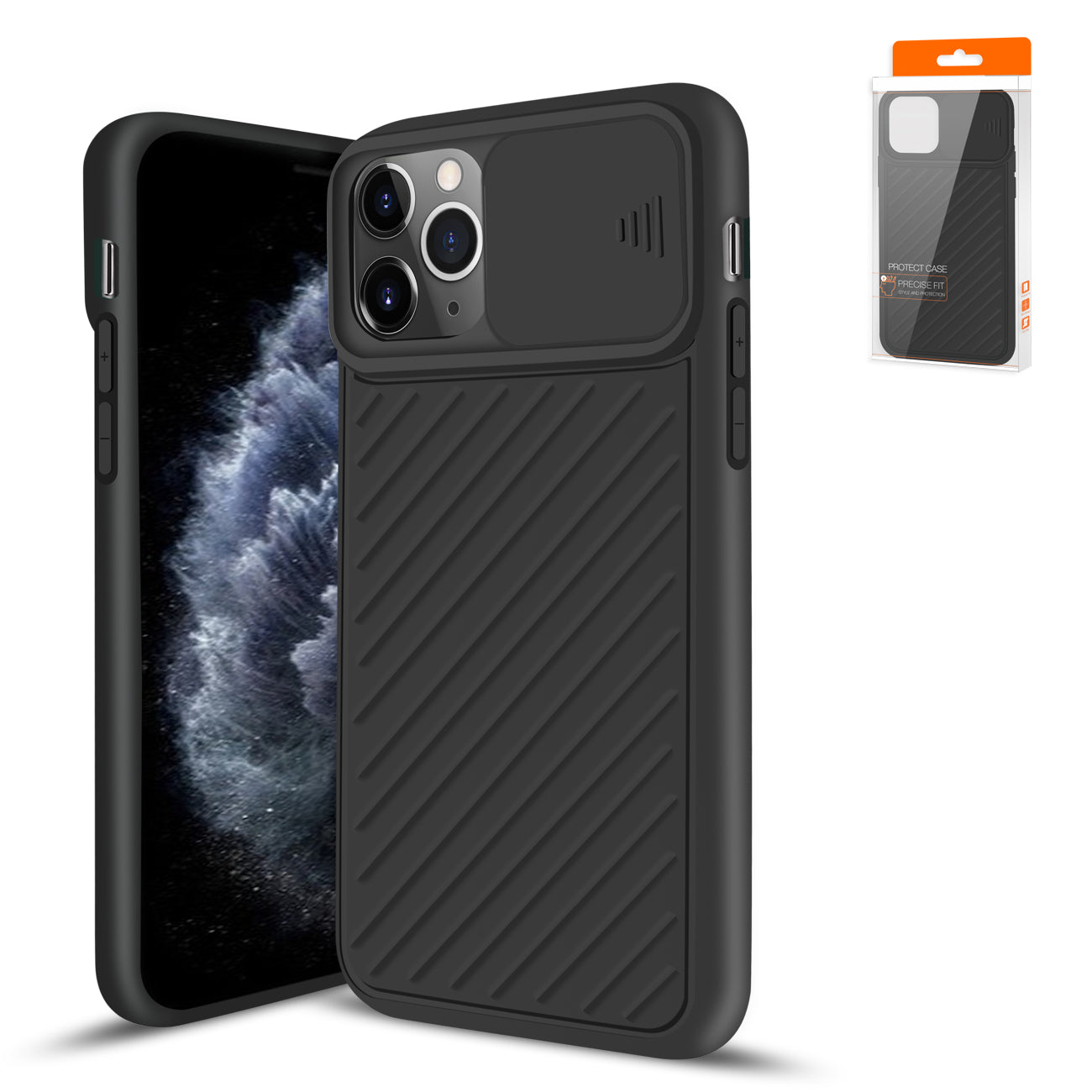 IPHONE 11 PRO Compatible Camshield Series Case With Slide Camera CoverTpu Case For APPLE IPHONE 11 PRO In Black - Heavy Duty Protection by