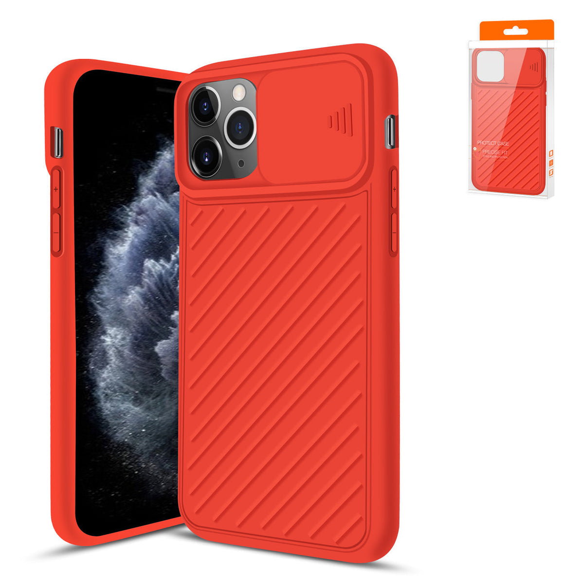 IPHONE 11 PRO Compatible Camshield Series Case With Slide Camera CoverTpu Case For APPLE IPHONE 11 PRO In Red - Ultra-Slim Protection by