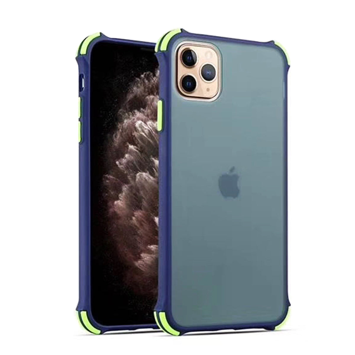 IPHONE 11 PRO Compatible Bumper Case For APPLE IPHONE 11 PRO MAX In Blue - Heavy Duty Protection by