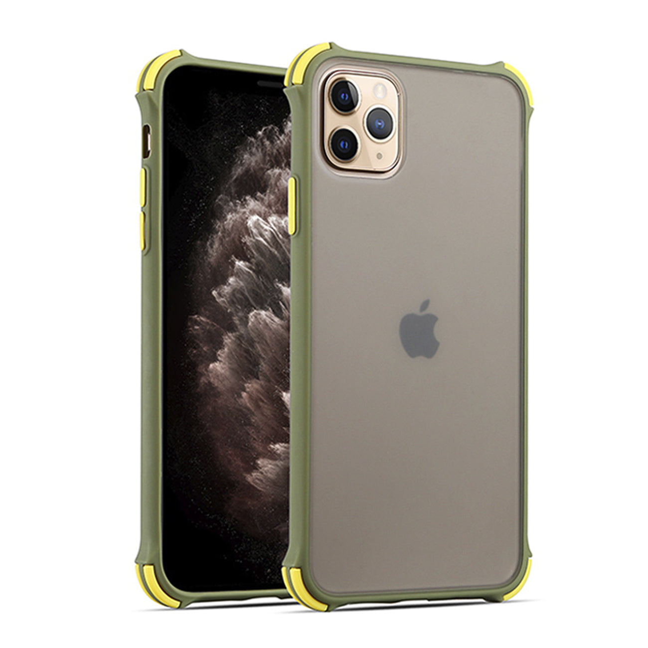 IPHONE 11 PRO Compatible Bumper Case For APPLE IPHONE 11 PRO MAX In Yellow - Ultra-Slim Protection by