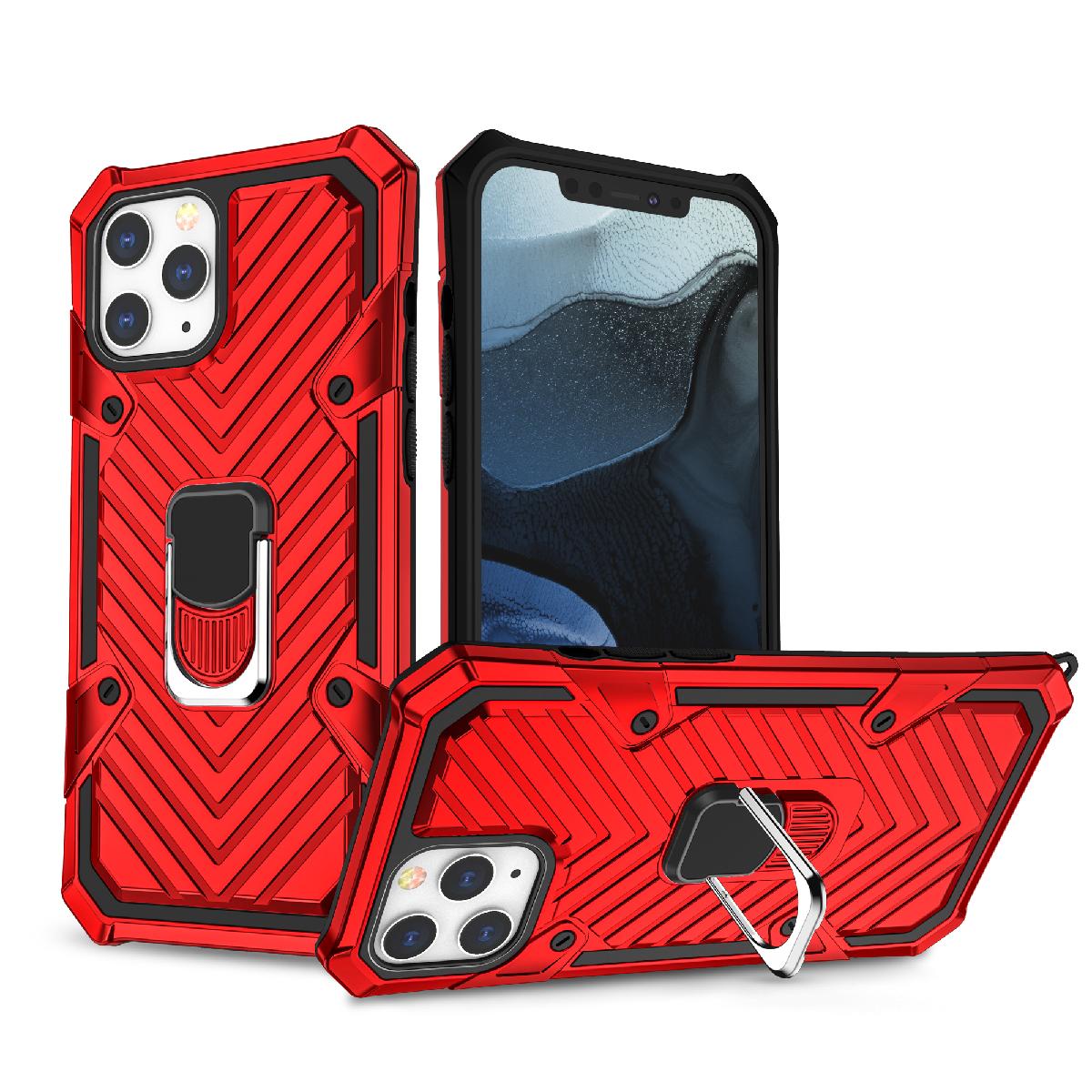 IPHONE 12/ IPHONE 12 PRO Kickstand Anti-Shock And Anti Falling Case In Red - Ultra-Slim & Reliable