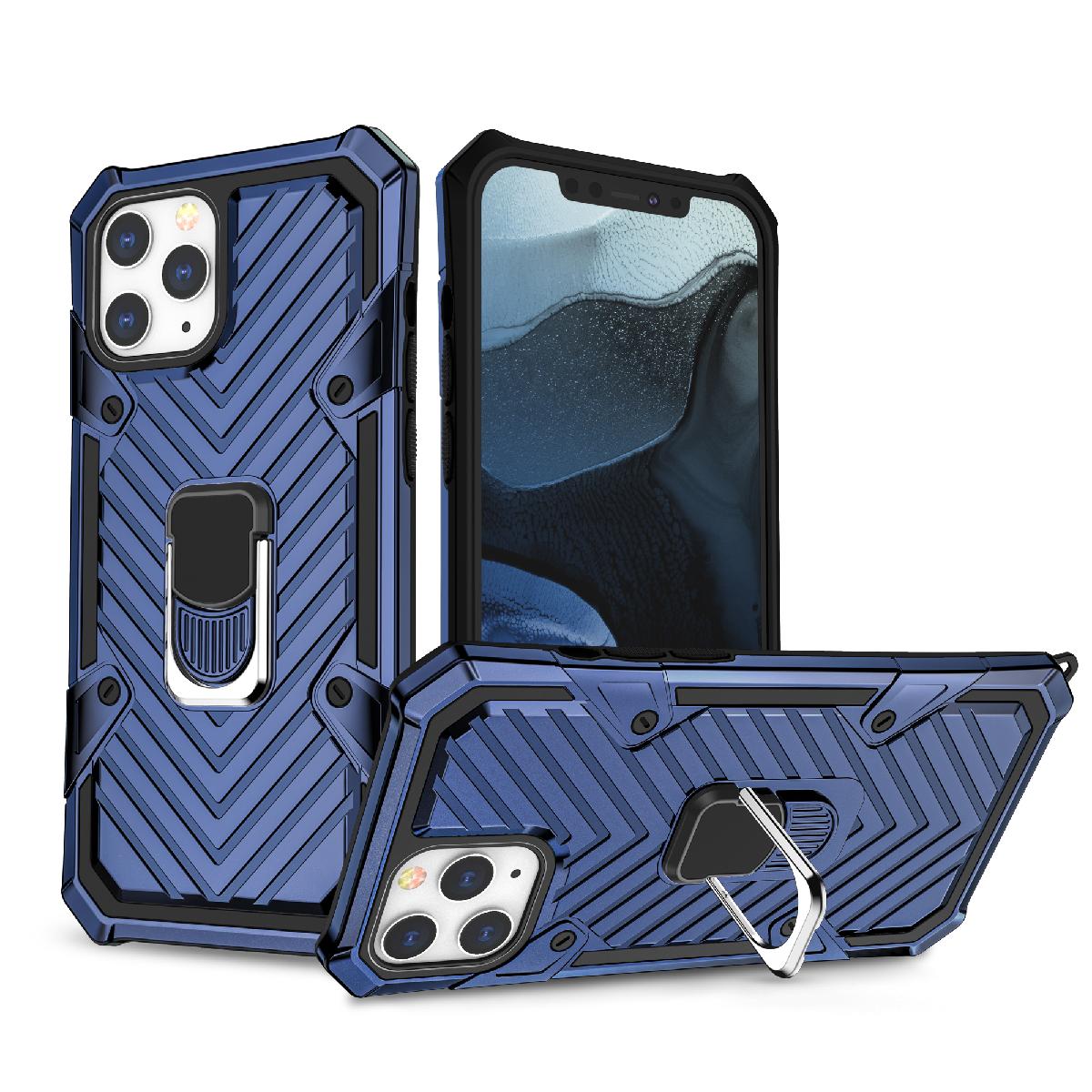 IPHONE 12 PRO MAX Kickstand Anti-Shock And Anti Falling Case In Blue - Durable & Reliable