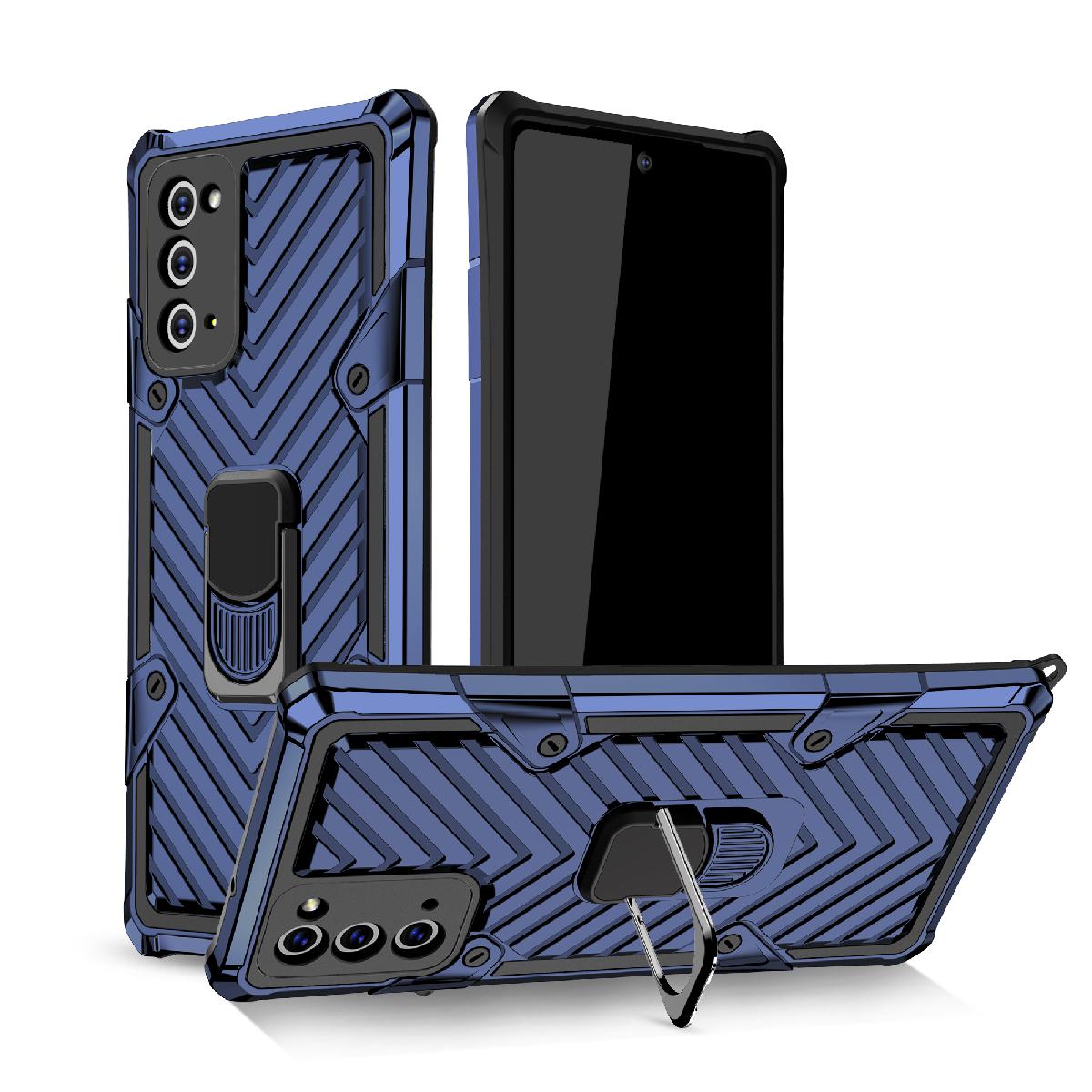 Kickstand Anti-Shock And Anti Falling Case for SAMSUNG GALAXY NOTE 20 In Blue - Shockproof & Reliable