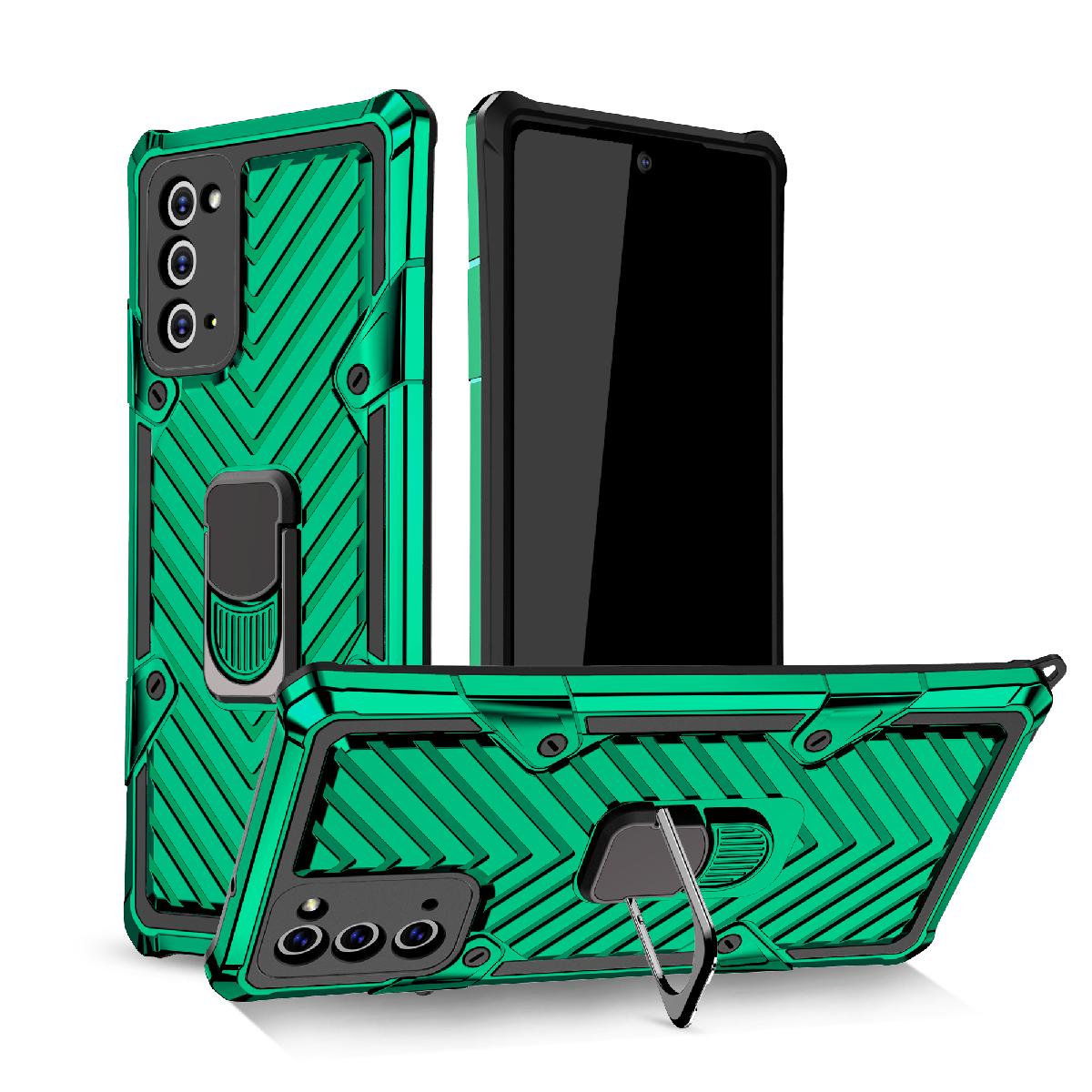 Kickstand Anti-Shock And Anti Falling Case for SAMSUNG GALAXY NOTE 20 In Green - Ultra-Slim & Reliable