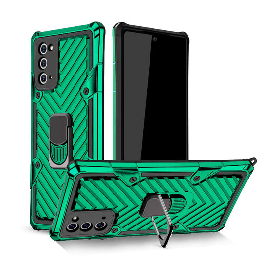 Kickstand Anti-Shock And Anti Falling Case for SAMSUNG GALAXY NOTE 20 In Green - Ultra-Slim & Reliable