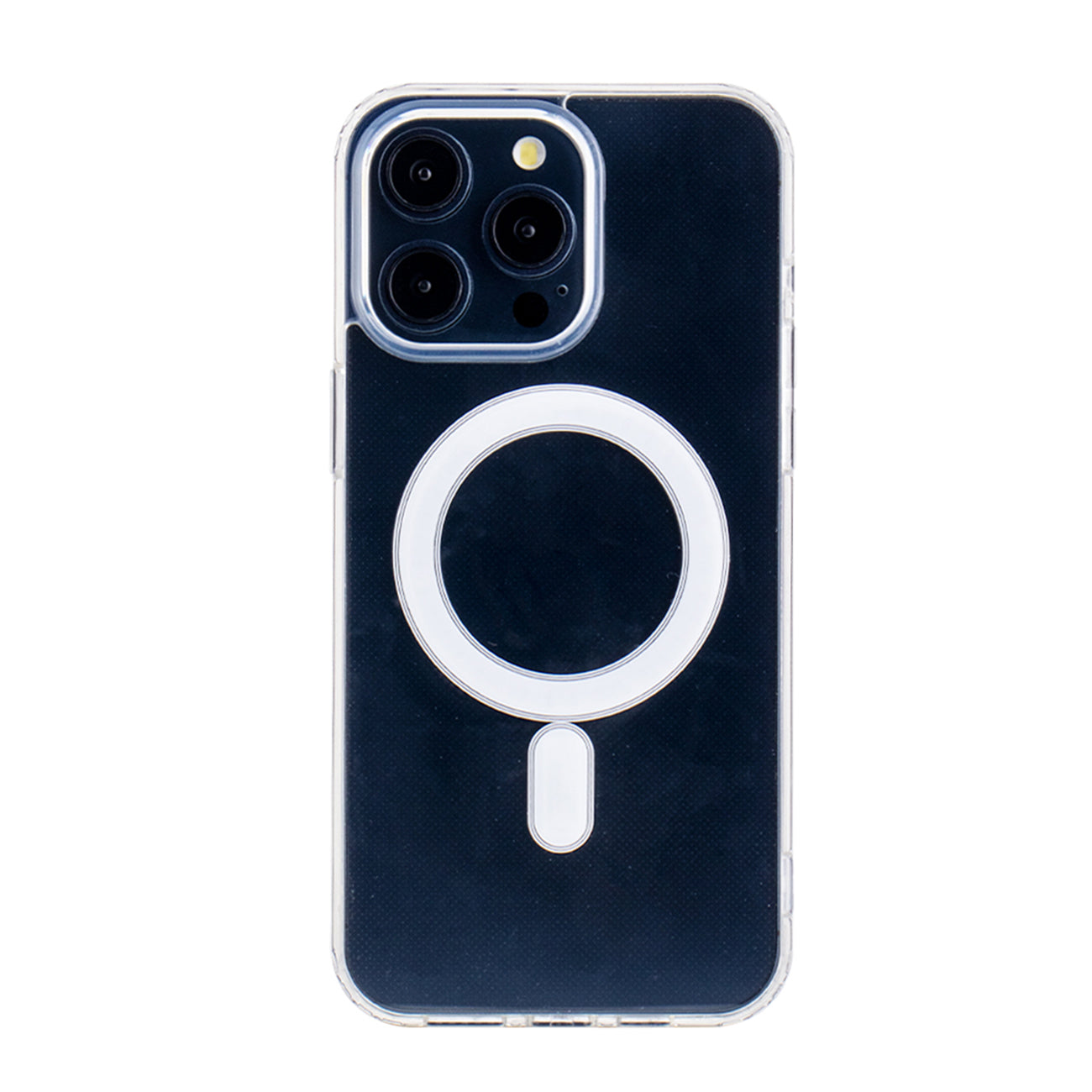 iPhone 15 PRO Compatible Magnetic Wireless Charging TPU Bumper Case For iPhone 15 PRO MAX In Clear - Premium Protection by