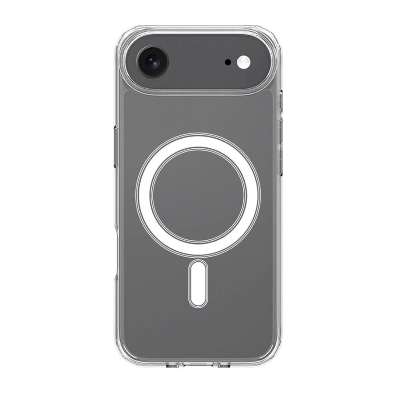iPhone 17 Compatible Magnetic Wireless Charging TPU Bumper Case For iPhone 17 AIR In Clear - Shockproof Protection by