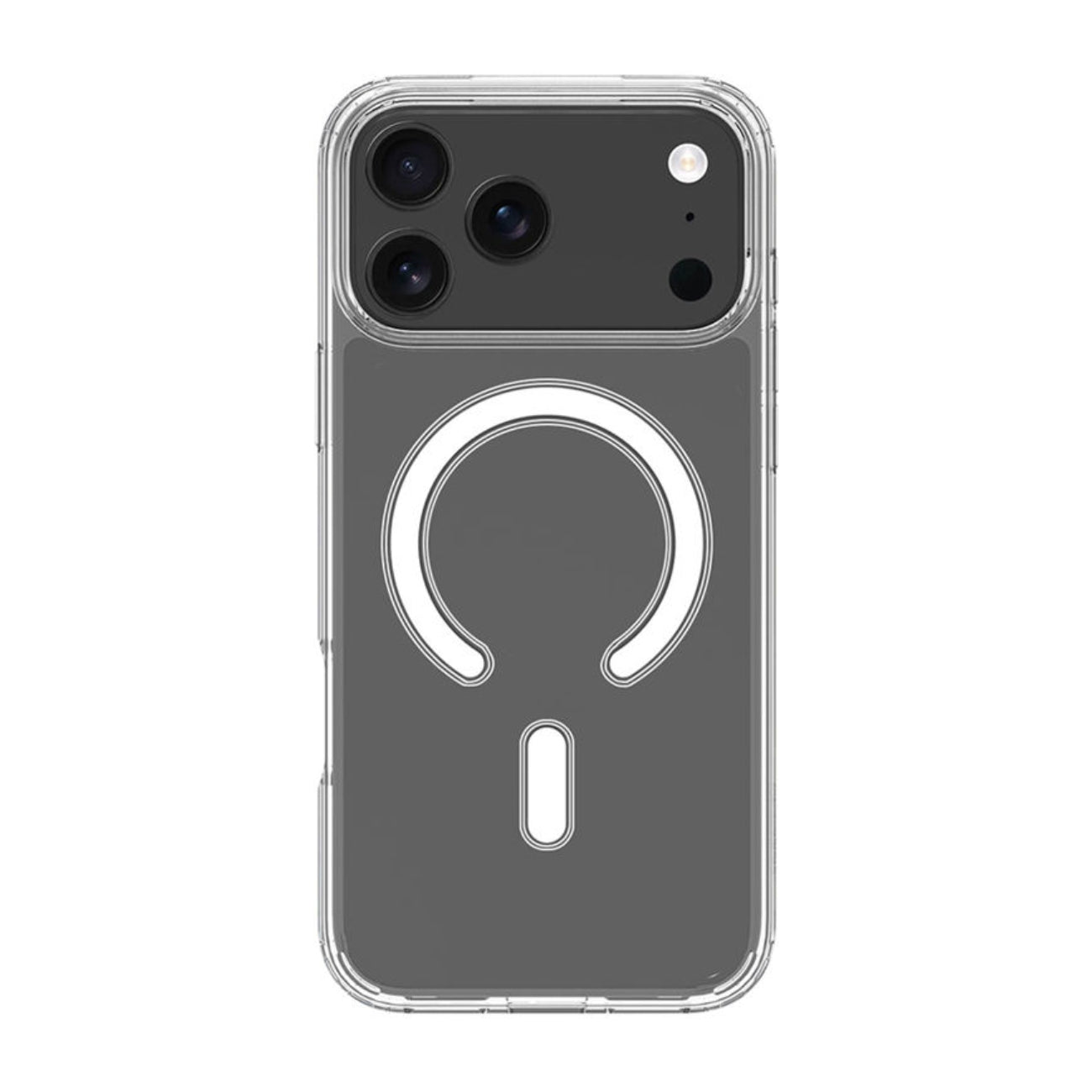 iPhone 17 MAX Compatible Magnetic Wireless Charging TPU Bumper Case For iPhone 17 MAX In Clear - Ultra-Slim Protection by