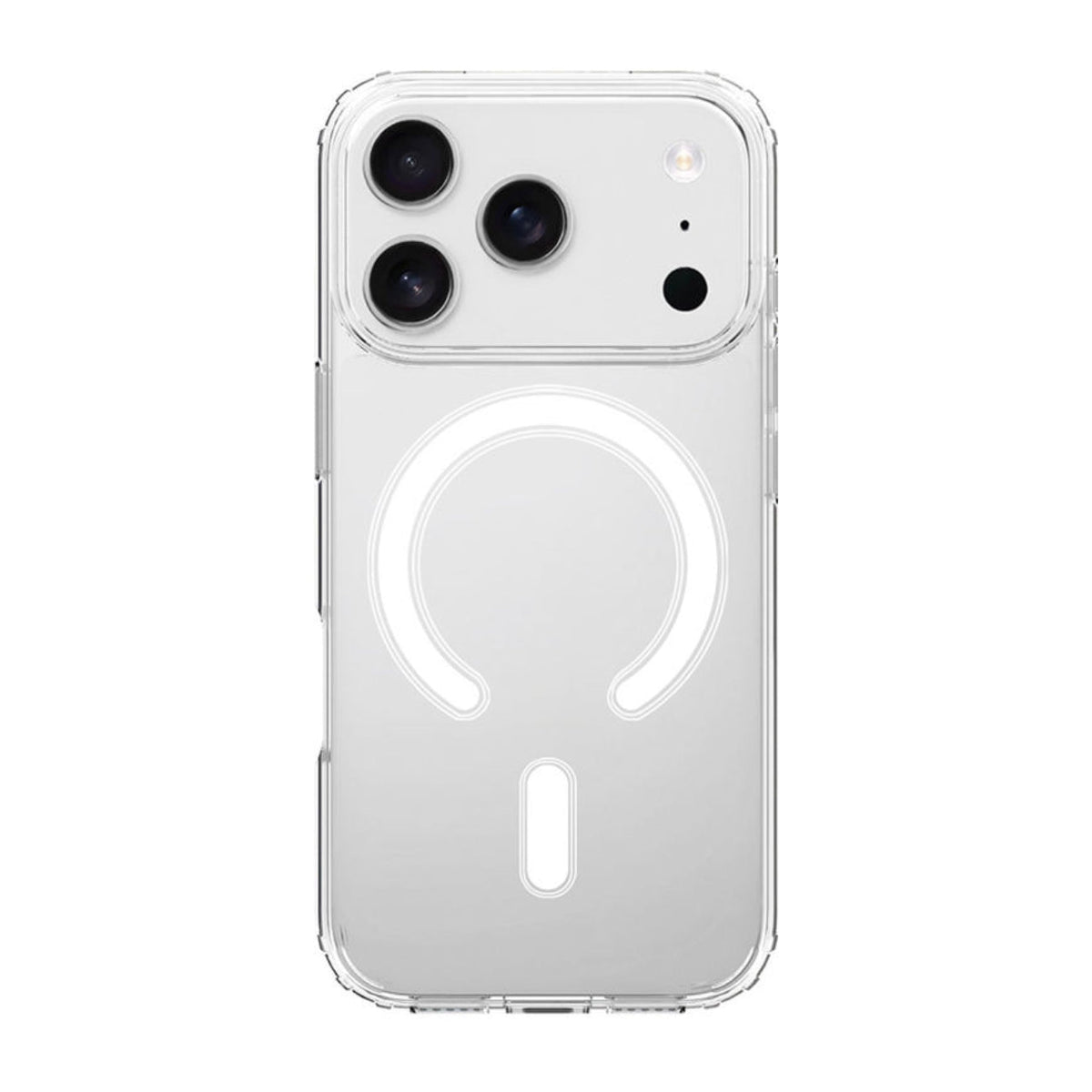 iPhone 17 PRO Compatible Magnetic Wireless Charging TPU Bumper Case For iPhone 17 PRO In Clear - Premium Protection by