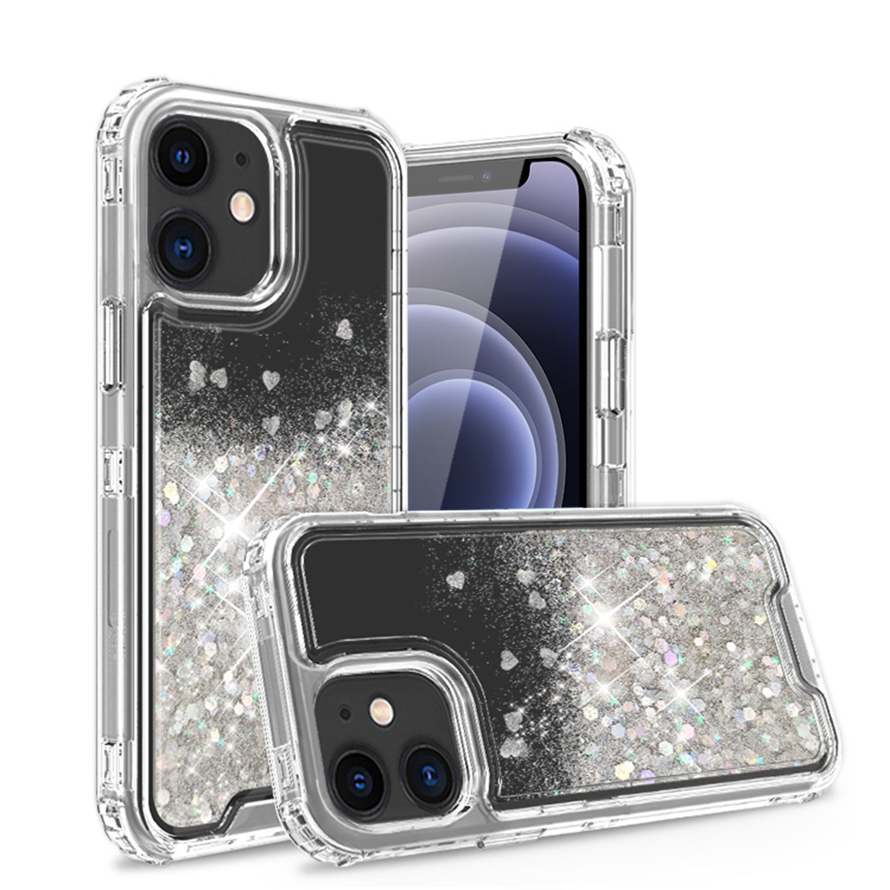 IPHONE 12 MINI Compatible Kickstand Ring Holder TPU Shockproof Case With Magnetic Car MountAPPLE IPHONE 12 MINI In Clear - Crystal Clear Protection by